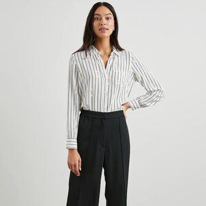 Rails Cheetah White button-up